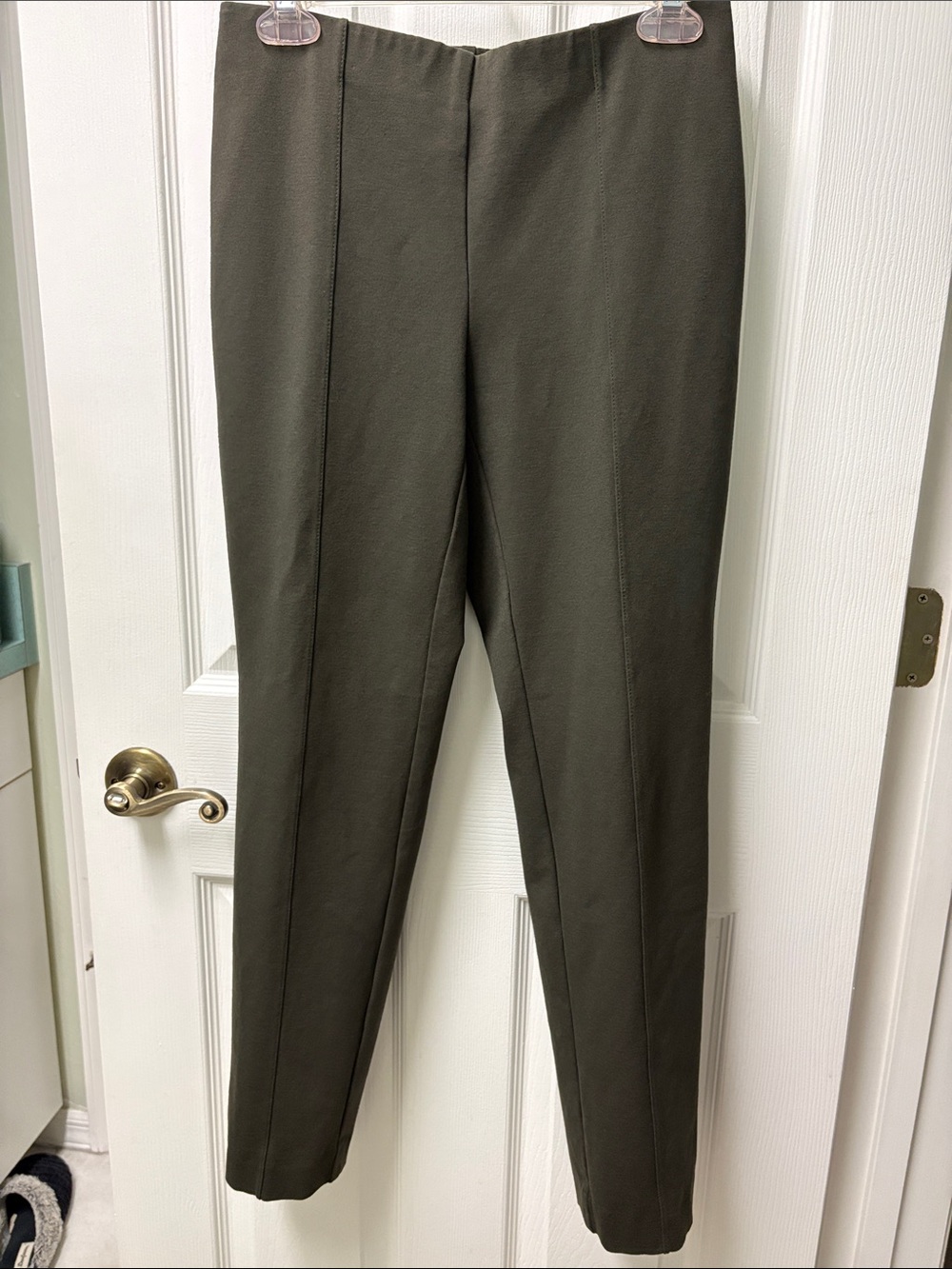 J. Jill Olive Green Pull-On Ponte Pants